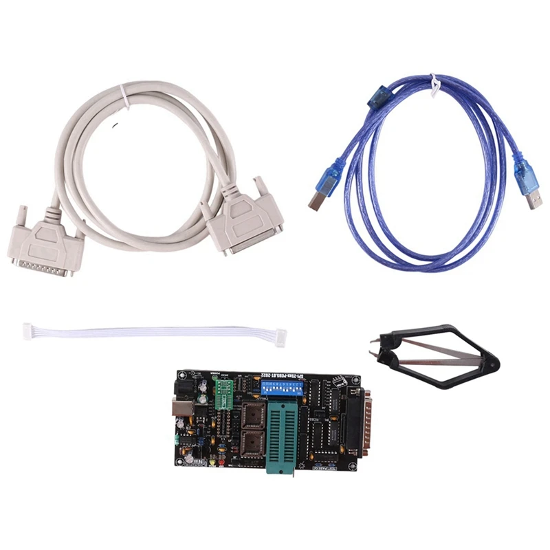 Replacement SPI 25Xx PCB5.0T-2021 Willem EPROM Programmer, BIOS009 PIC,Support 0.98D12,Promotion Clip PLCC32+SOIC 8 Pin Adapter