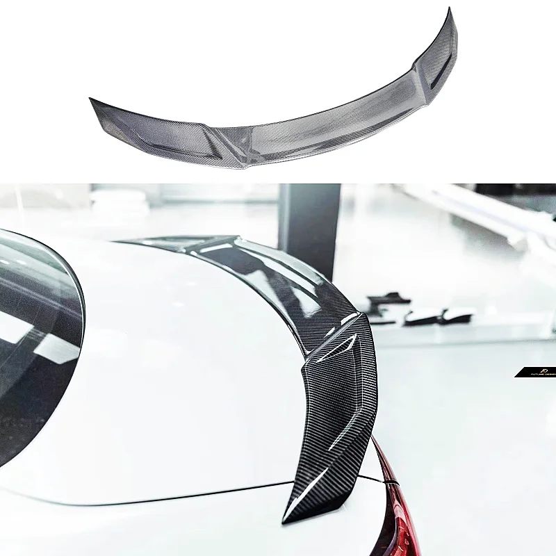 For 2019 20 21 Mercedes Benz CLA-Class W118 200 220 250 Car Real Carbon Fibe Rear Trunk Lid Car Spoiler Wings Accessories Part