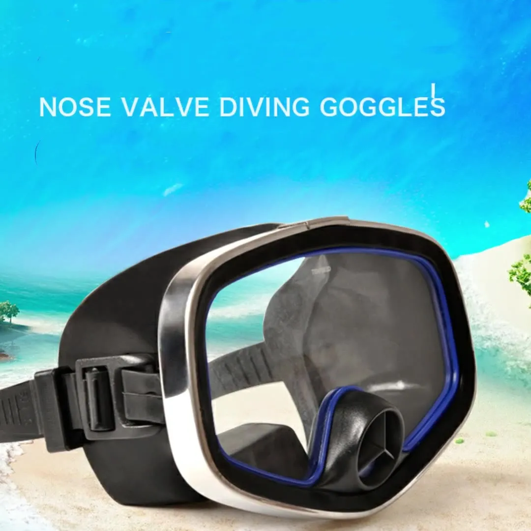 Ajustável profissional livre óculos de mergulho anti-nevoeiro impermeável mergulho mergulho mergulho máscara de surf silicone natação caça óculos eyewear