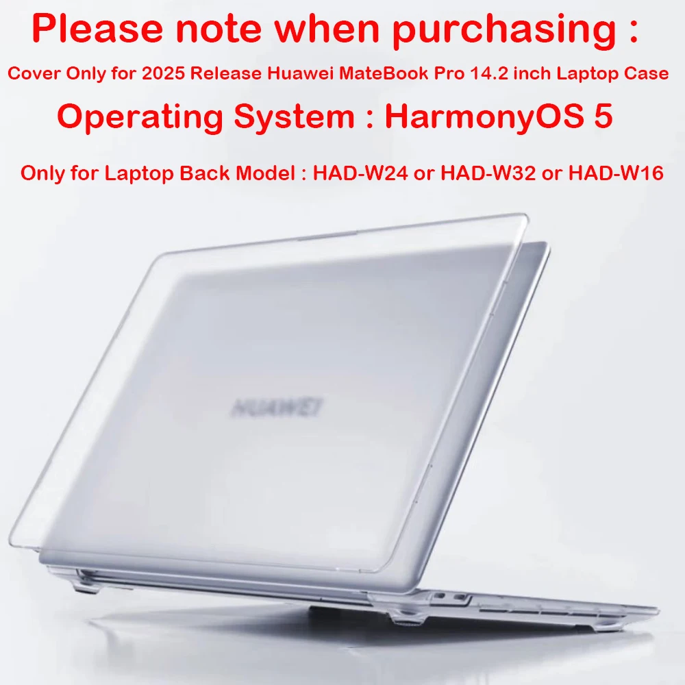 

Чехол для ноутбука Huawei MateBook Pro 2200, 14,2 дюйма, ультратонкий жесткий чехол, совместимый с защитным чехлом HarmonyOS