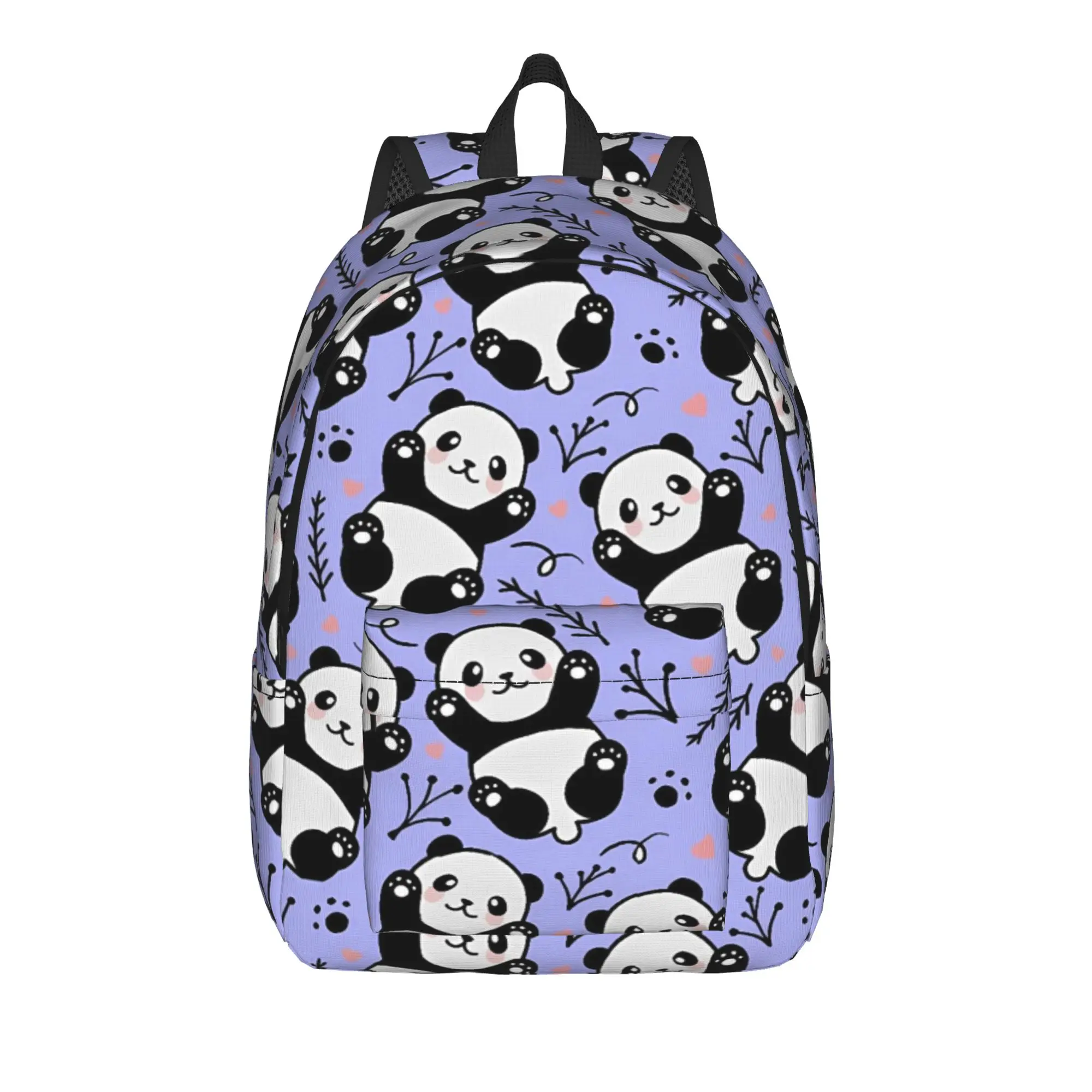 Panda And Bamboo Backpack  Leisure Backpacks Men College Big School Bags High Quality Rucksack