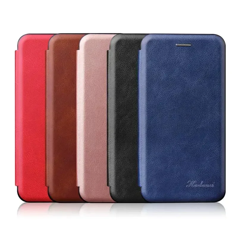 Luxury Leather Flip Case For Xiaomi Redmi Note 9 9S 10 5G 10S 11 11S 8 Pro 8T 7 + Plus Wallet Cover On Redmi 7A 9 9A 9C 9T