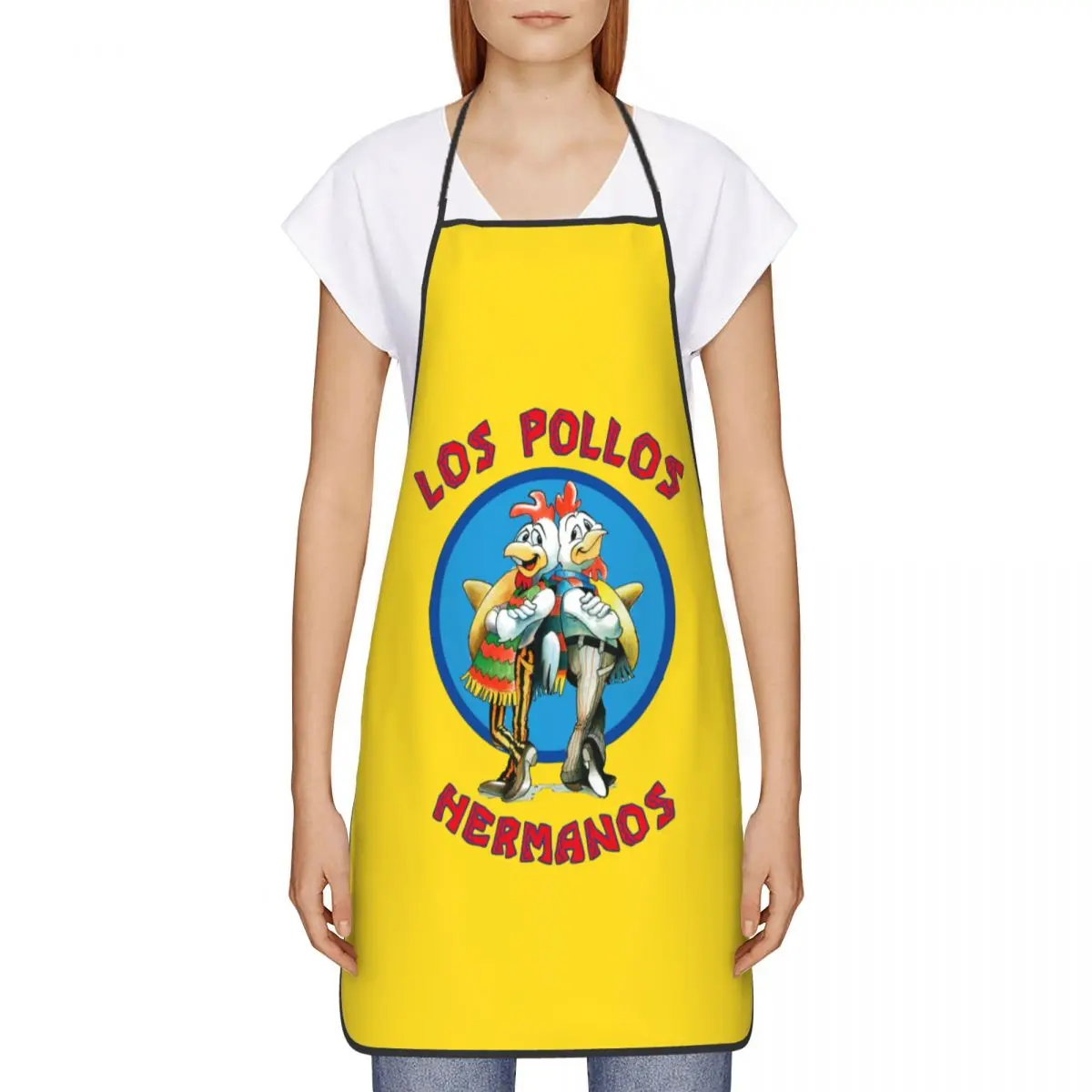 Los Pollos Hermanos Breaking Bad fartuchy Unisex bez rękawów śliniak kuchenny TV do czyszczenia gospodarstwa domowego fartuszek