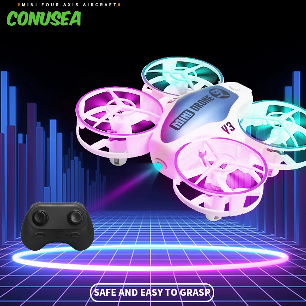 

Mini Drone Ufo Drones with Camera Hd 4K 4-Axis Fixed-Height Remote Control Aircraft Helicopter Obstacle Avoidance Dron Toys boys