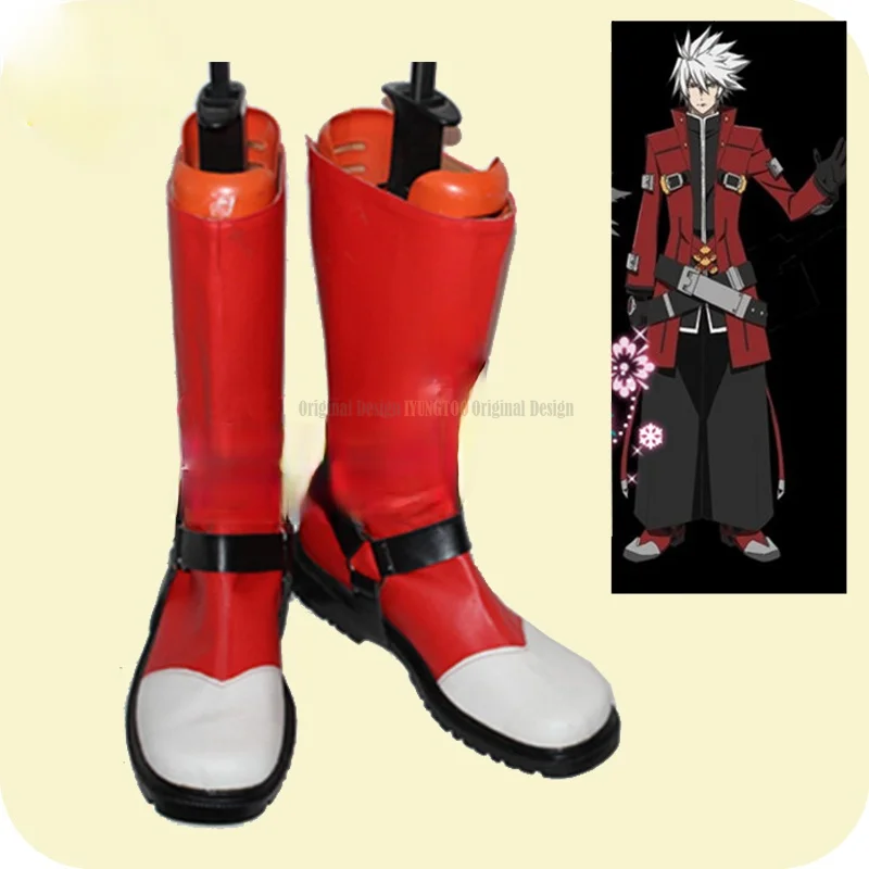 

BlazBlue Alter Memory Ragna the Bloodedge Anime Characters Shoe Cosplay Shoes Boots Party Costume Prop