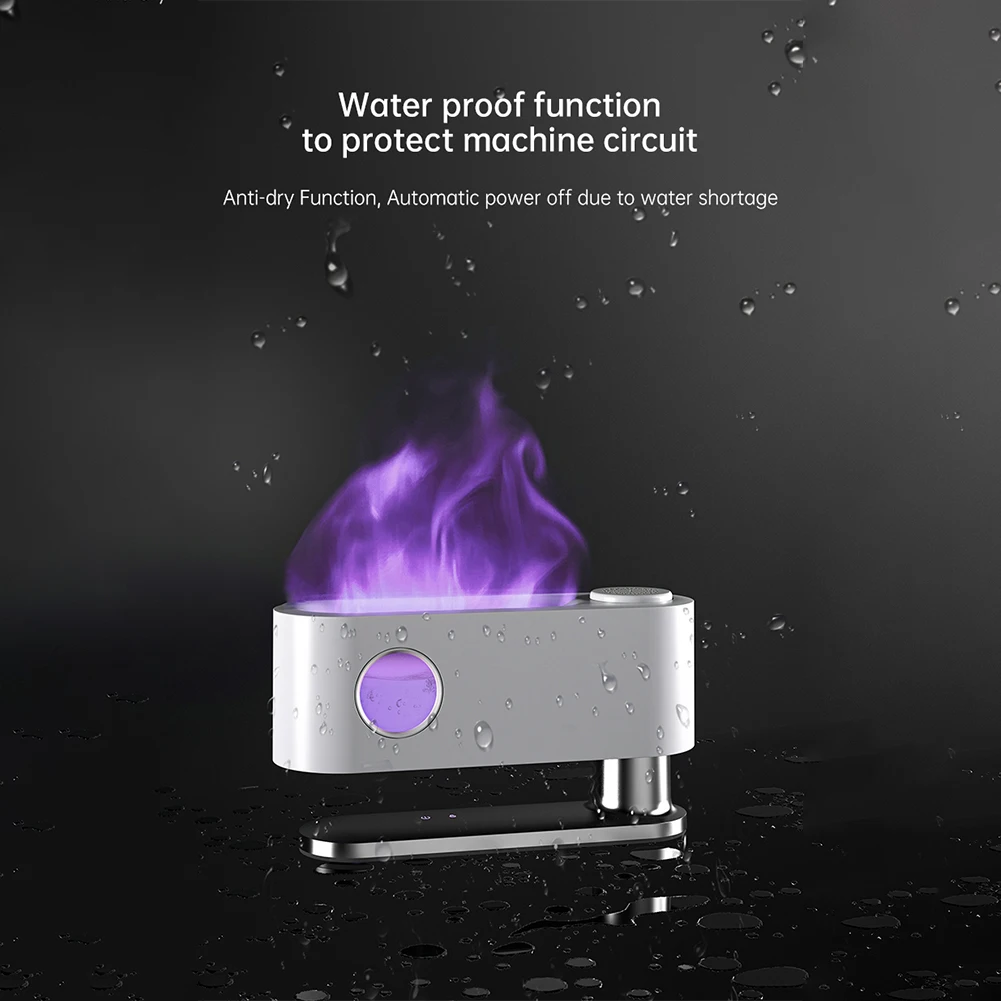 Innovative Fire Aroma Diffuser Cool Mist Usb Led Flame Aroma Air Humidifiers Homewares High-quality Home Decorations