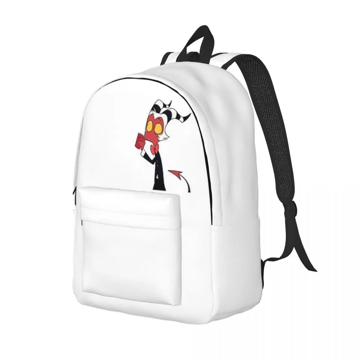 Moxxie Sipping Drink Helluva Boss for Teens Student School Bookbag Daypack Middle High College Outdoor