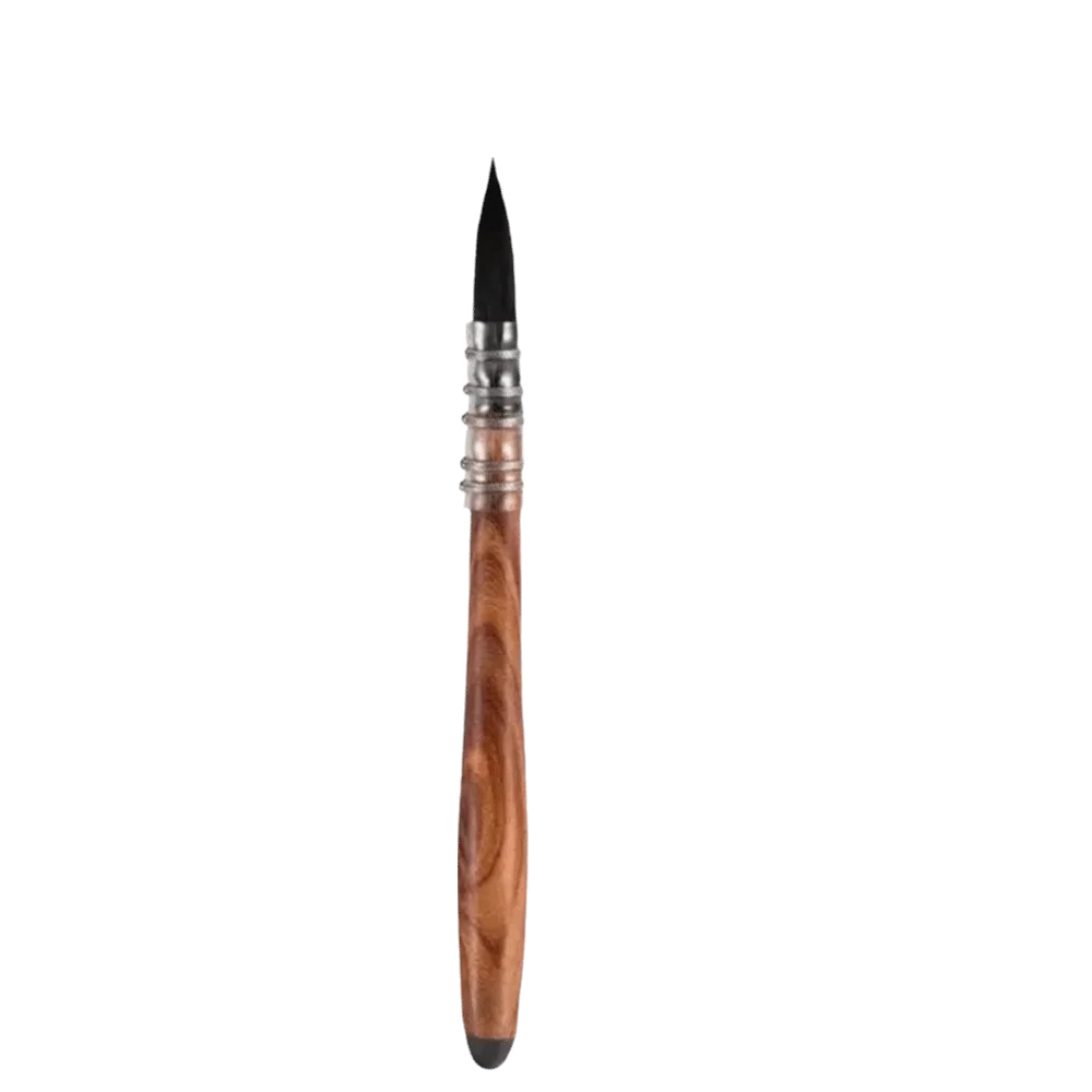 High Quality Art Brush Soft Round Tip Nylon Fiber Watercolor Brush 2-in-1 Design Both Ends Use Printmaking Brush