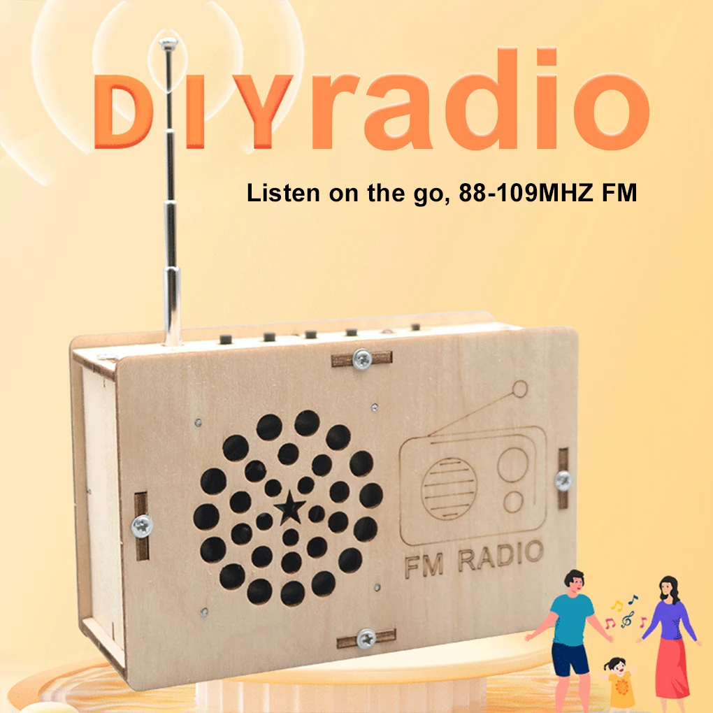 

DIY FM Radio Model Student Science Education Scientific Training Experimental Equipment Steam Toys