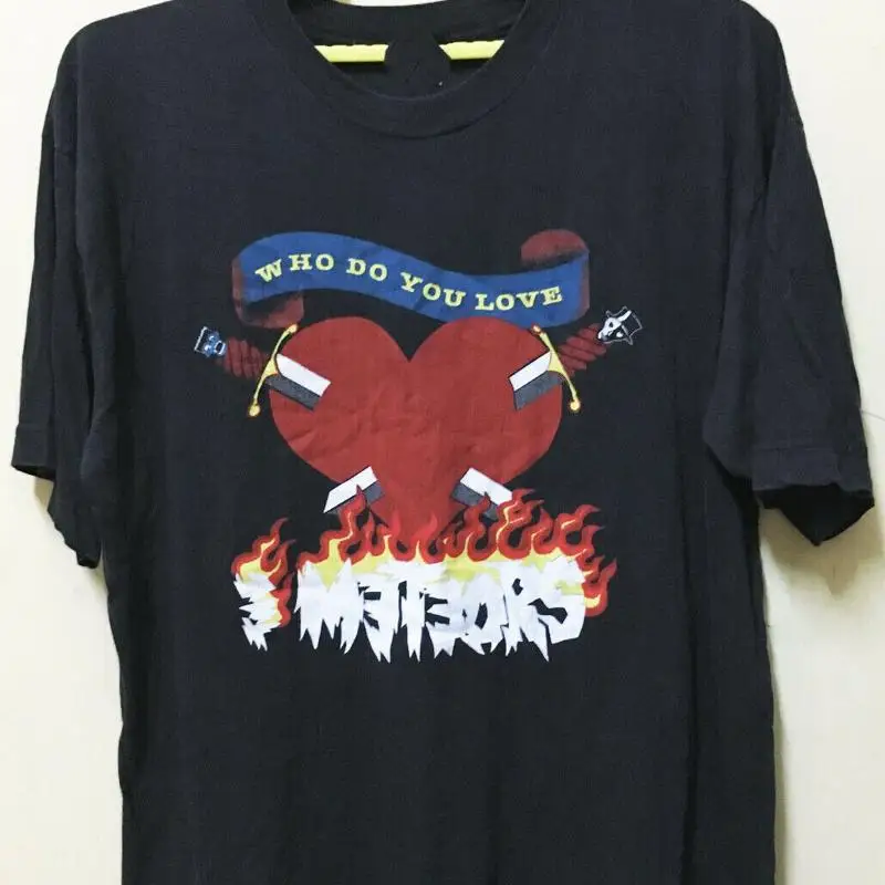 1992 تي شيرت The Meteors Psychobilly Punk Rock Concert Tour #1