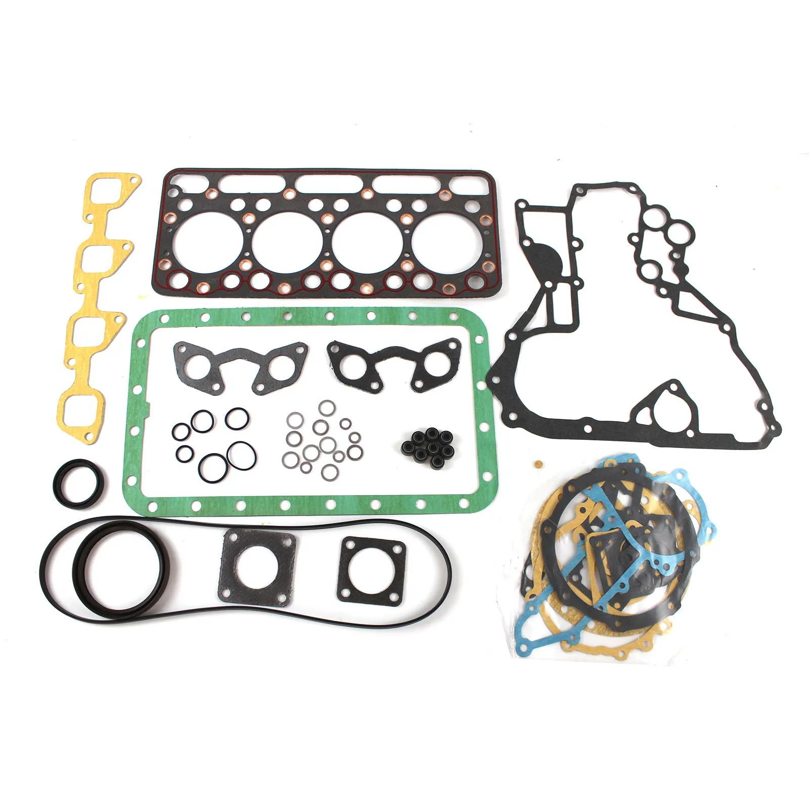 1Set V1702 V1702B Engine Overhaul Gasket Kit 15421-03310 For Kubota KH90 Bobcat 743 733 Excavator Replacement Parts