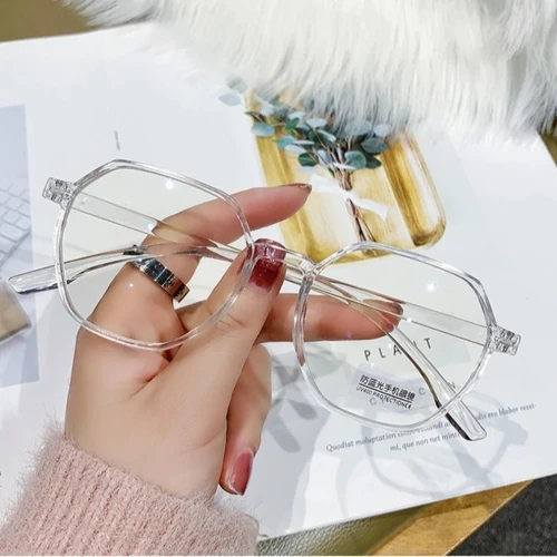 Imagen 1 del producto Gafas de lectura ultraligeras HD para ordenador para mujer, lentes de lectura con bloqueo de luz azul, gafas de visión Unisex de 0 a +400 grados