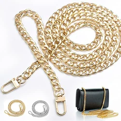 120cm Metall kette golden silbrig schwarz Aluminium kette für Schmuck herstellung Ergebnisse Tasche Ketten riemen Griff Ersatz ketten