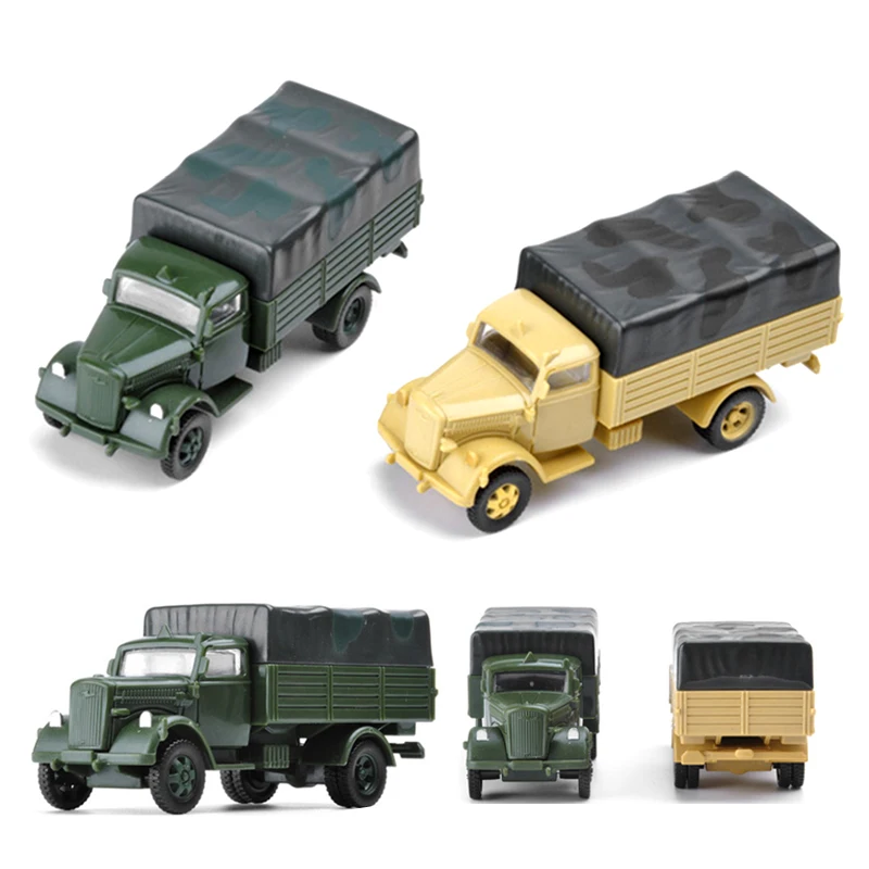

1/72 Opel-Blitz Truck TOW Anti-tank Missile Hummer Assembly Model Military Vehicles Plastic Toy Collectibles Armored Vehicle A29