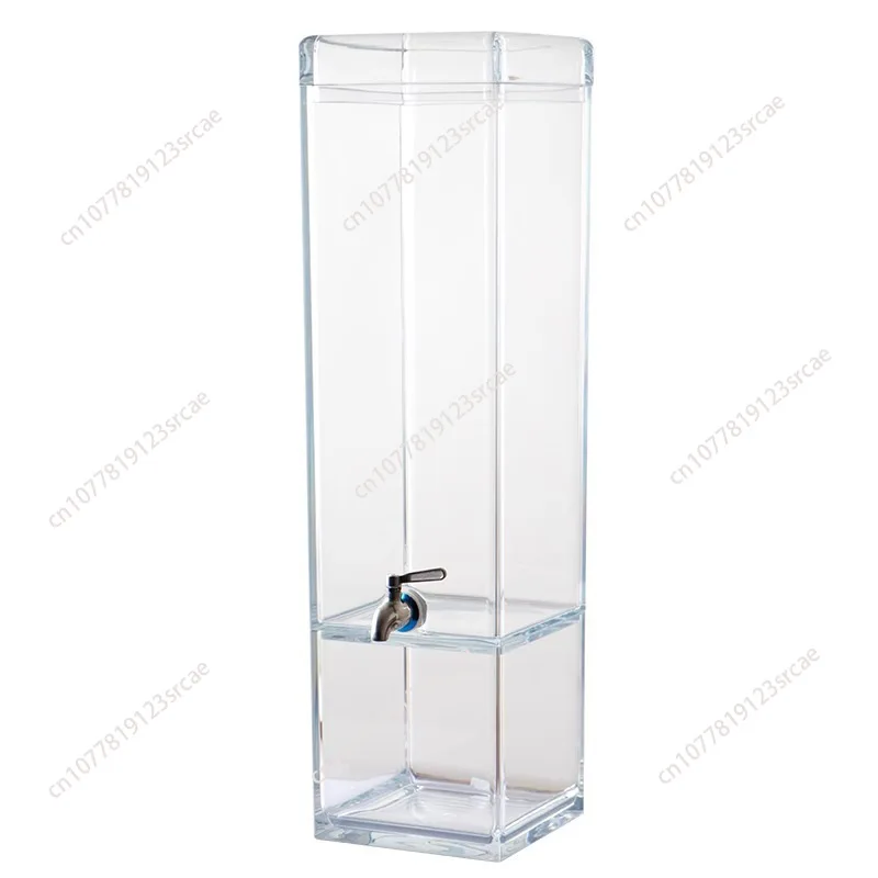 Hot Selling Drink Dispenser with Tap Juice Cooler Cocktail Beer Beverage Tubs Unbreakable PC Acrylic for Hotel Buffet Canteens
