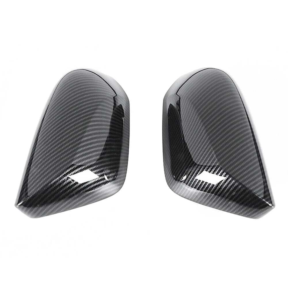 غطاء مرآة جانبية للسيارة من ألياف الكربون للرؤية الخلفية ، تشذيب لتويوتا شو شو شو