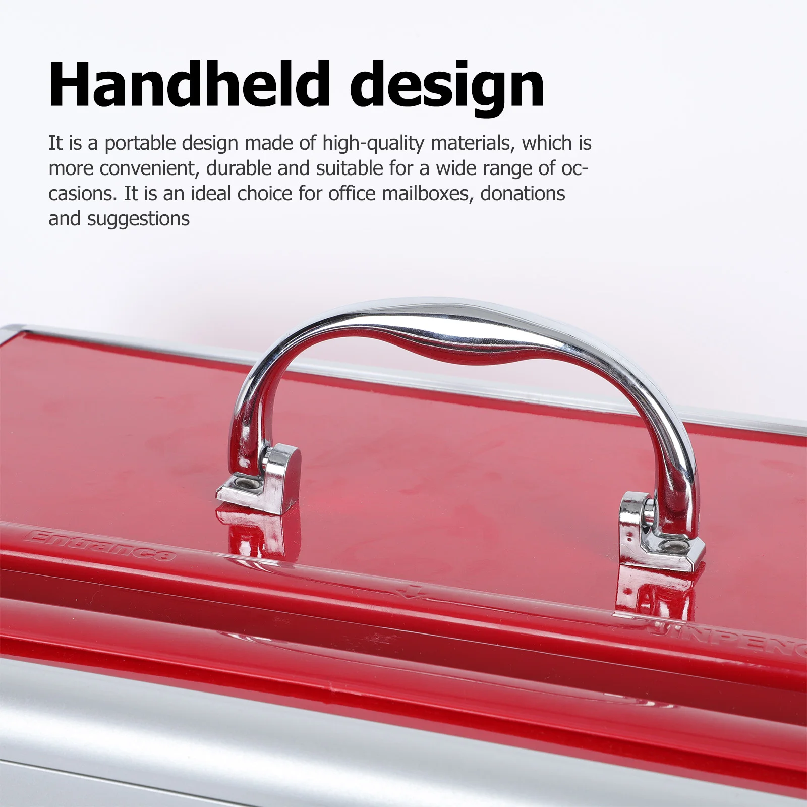 

1Pcs Voting Box Transparent Lock Box Donation Fundraising Storage Suggestion Ballot Container Storage Container