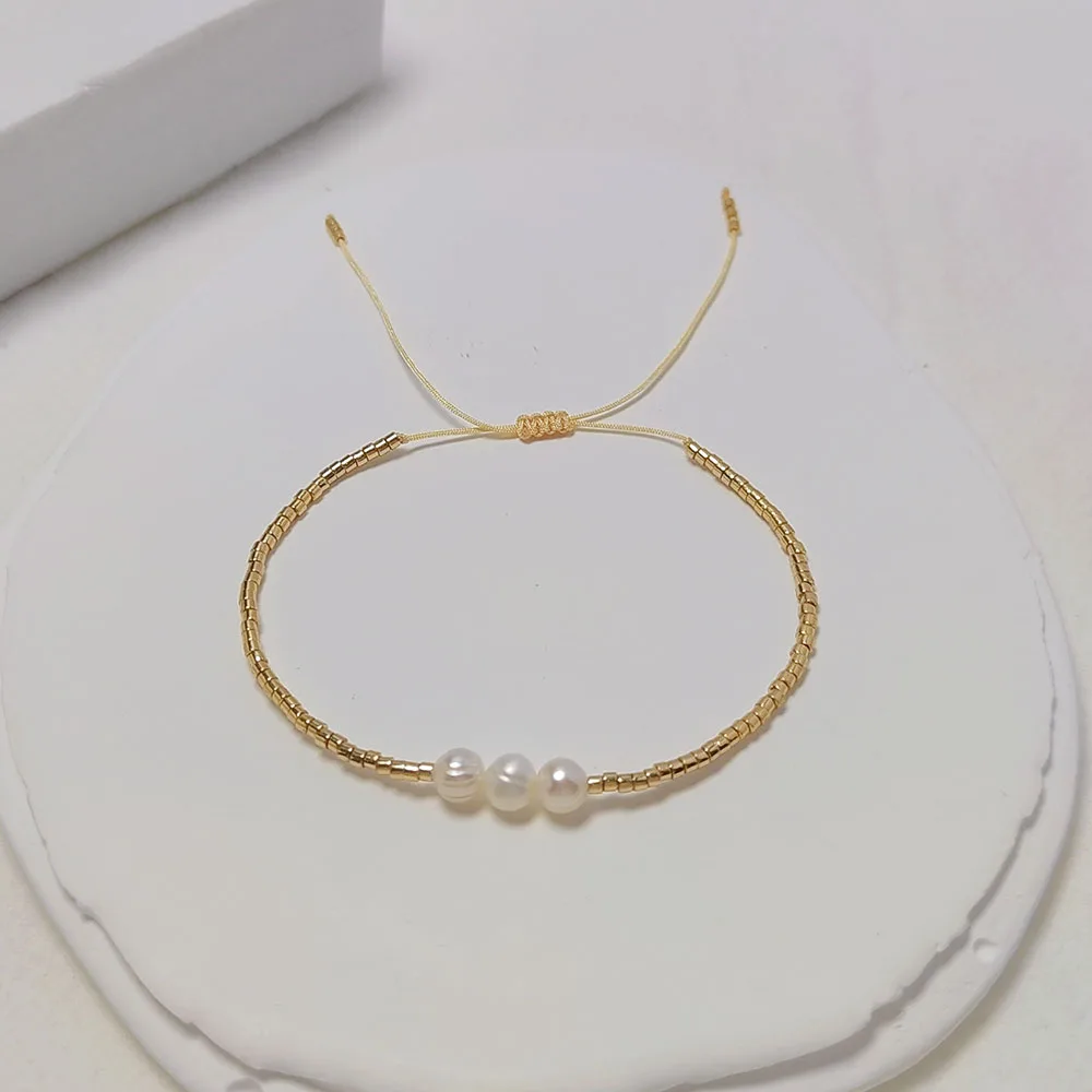 Miyuki-Perlenarmband mit Bösem Blick & Gänseblümchen-Anhänger, stapelbar, verstellbar, Pulseras-Schmuck für Frauen, Teenager, Boho-Strandschmuck – Detail 10