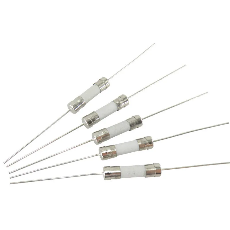 10PCS/lot 5*20mm Ceramic fuse Slow Blow tube fuse With a pin 5x20mm 250V 1A 2A 3.15A 4A 5A 6.3A 8A 10A 12A 15A image 2