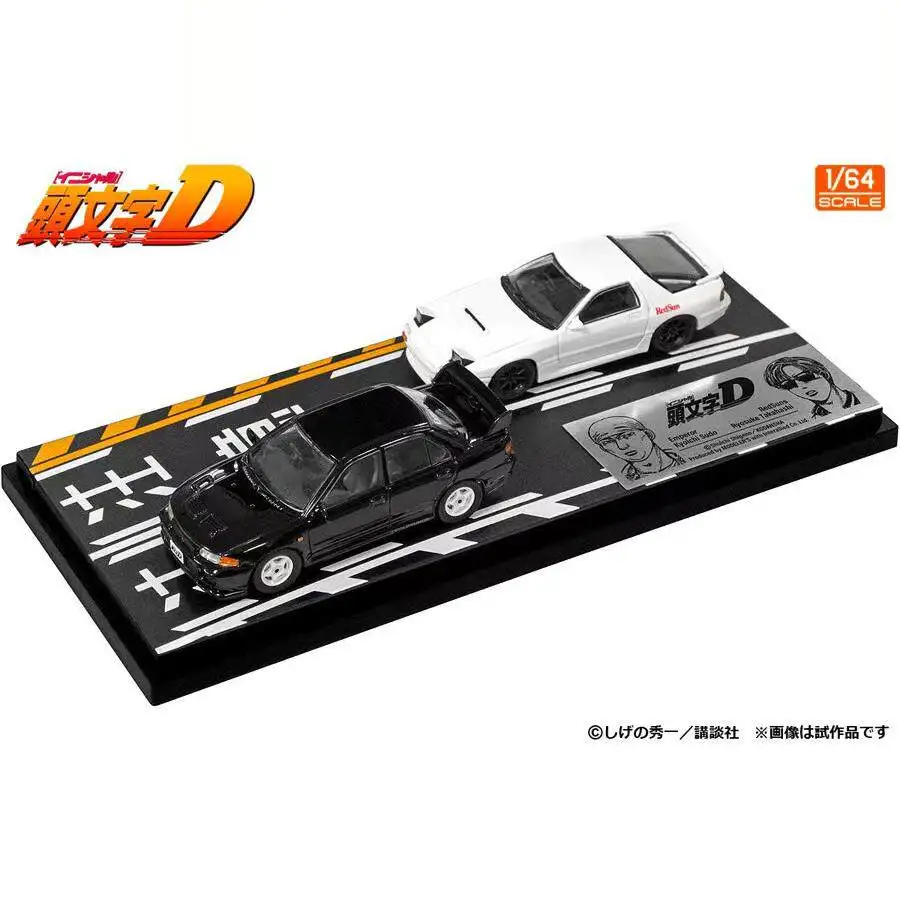 Nippon Animation Agency 1:64 Head Text D AE86 RX-7 Honda NSX Mitsubishi EVO Nissan GTR