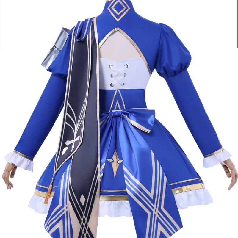 جديد 2025 أنيمي لعبة هونكاي ستار المسار شعر مستعار الملابس مجموعة كاملة مصير ليلة HSR سكين الجيش لعب الأدوار فتاة أنيمي فستان