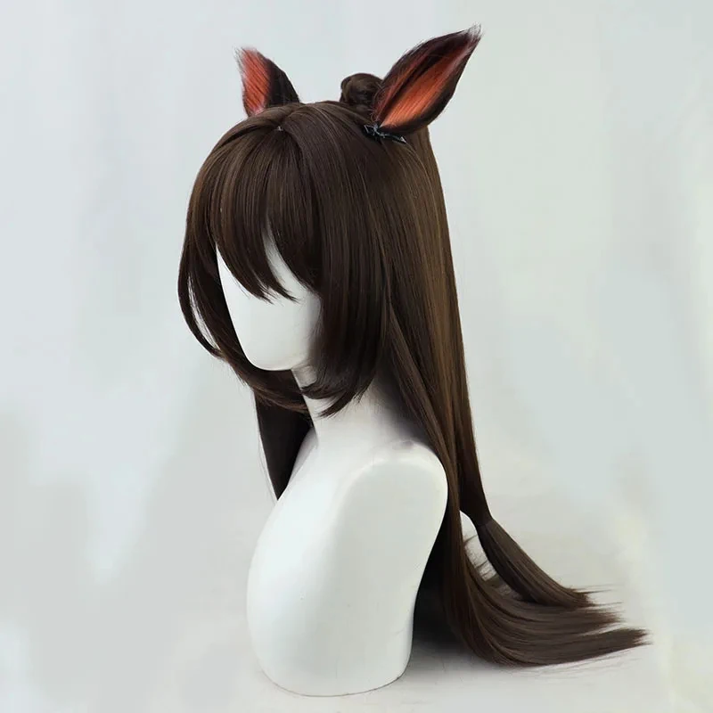 ▶❤Symboli Rudolf Cosplay Wig Uma Musume Pretty Derby Heat Resistant Synthetic Hair Wig with Cap❤◀ view 4