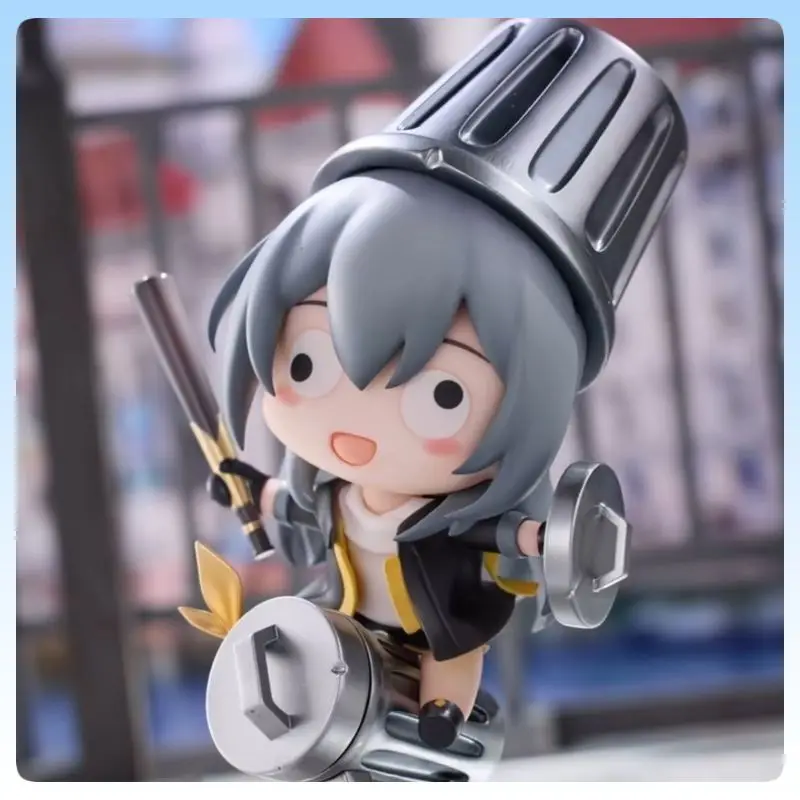 

13cm Honkai Star Rail Trash Can Knight Strel Figure Statue Model Anime Gk Collectible Desktop Decoration Funny Gift Toy