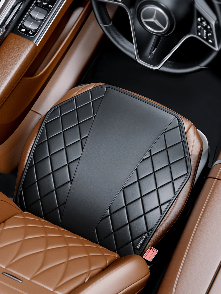 Car Seat Protector Cover Universal Leather Driver's Single Piece Seat Butt Cushion Auto Seat Pad Interior Accessories Supplier