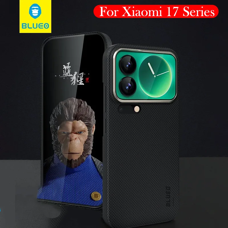 

Blueo Carbon Fibre Case For Xiaomi 17 Pro Max Kevlar Back Cover Case for XIAOMI 17 PRO MAX