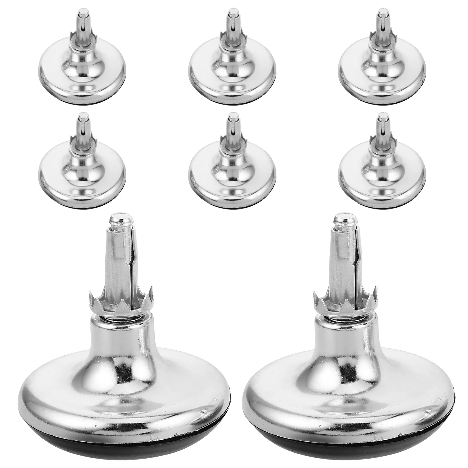 

8pcs Legs For Sofa Bed Chair Heavy Duty Pin Design Floor Protectors Furniture Sliders Couch Feet Replacement Chair Glides