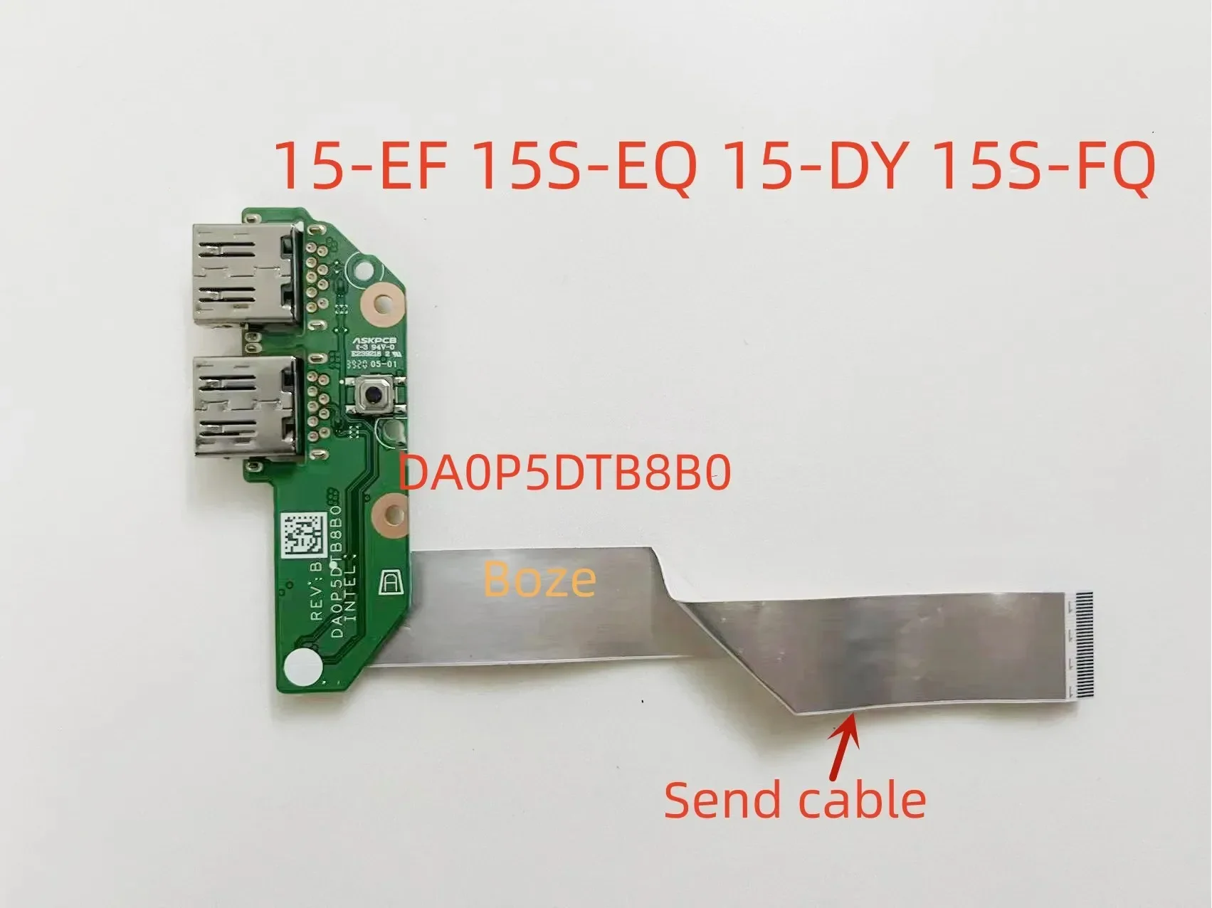 For Hp TPN-Q222 15-EF 15S-EQ 15-DY 15S-FQ USB Power Board DA0P5ETB6B0 DA0P5FTB6A0 DA00P5TB6D0 DA0P5DTB8B0 100% New And Original