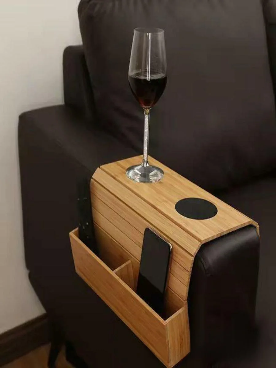 innovative-bamboo-sofa-armrest-tray-living-room-multi-function-remote-control-storage-box-universal-bamboo-organizer