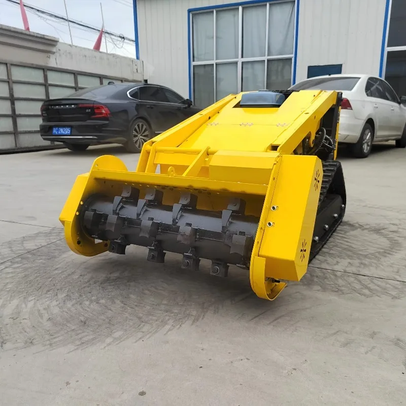 Crawler Remote Control Lawn Mower Slope Garden Excavator Slope Embankment Lawn Crusher
