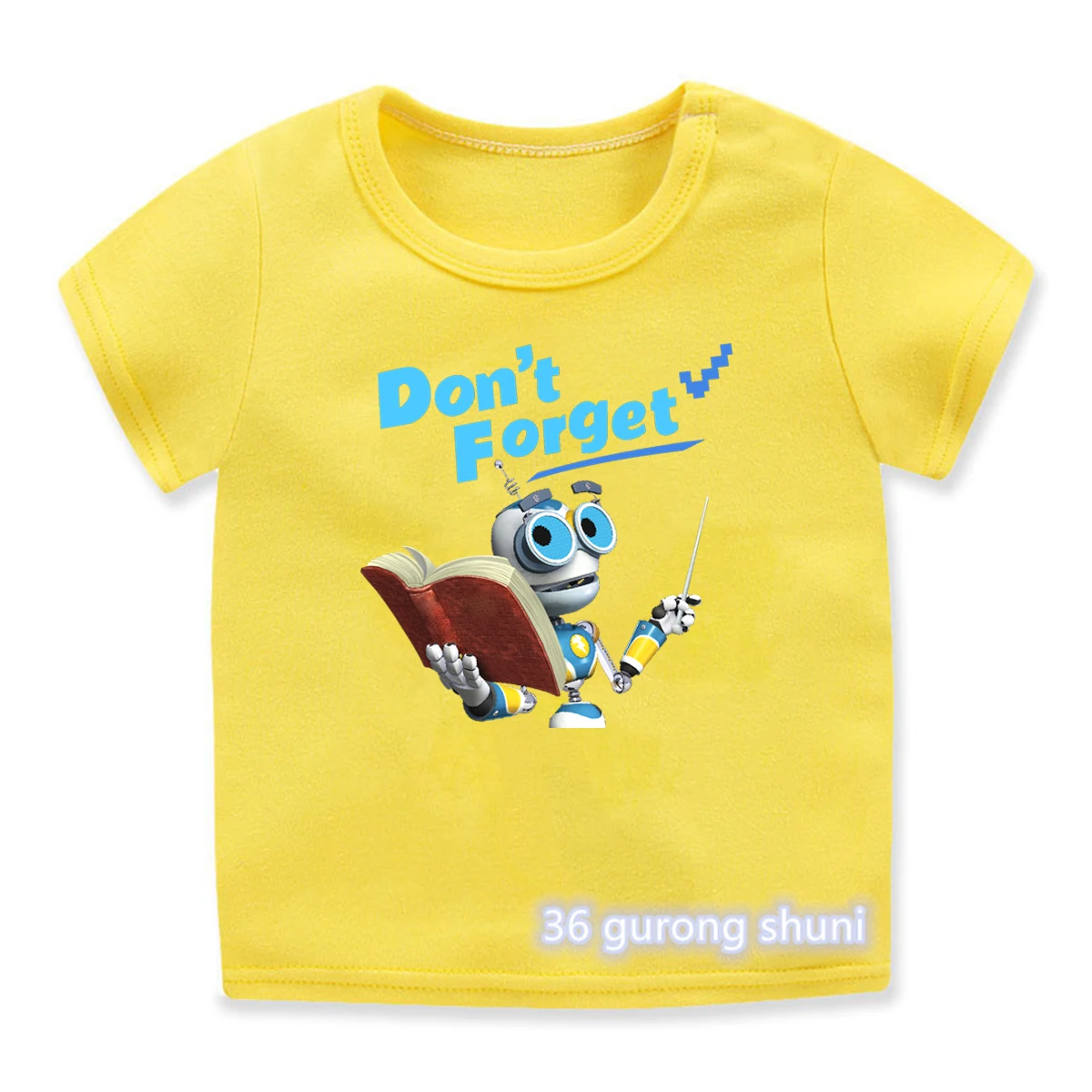 

New arrival 2023 Boys T shirts Funny Boys and Blip Robot Cartoon T-shirt for Kids Fashion Toddler baby Tshirt Cute Boys clothes