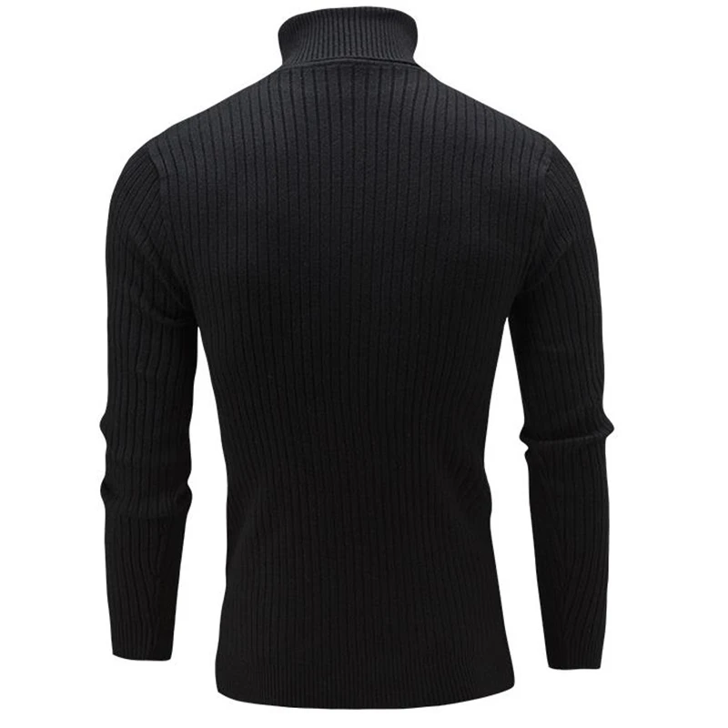 Turtleneck Sweater Men Winter Sweater Male Sweater Man Pullover Mens Knitwear Pull Homme High Neck Sweater Stretch Men Pullover