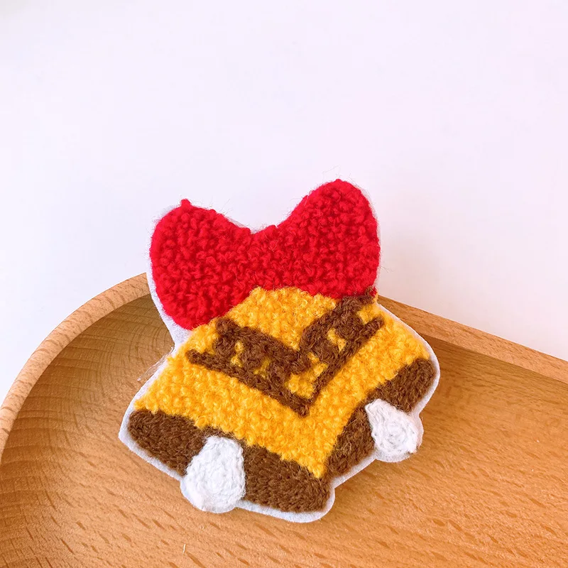 Christmas Hair Clips Set 1PC Knitted Santa Snowman Reindeer Festive Party Hair Accessories for Kids Girls Xmas Gift