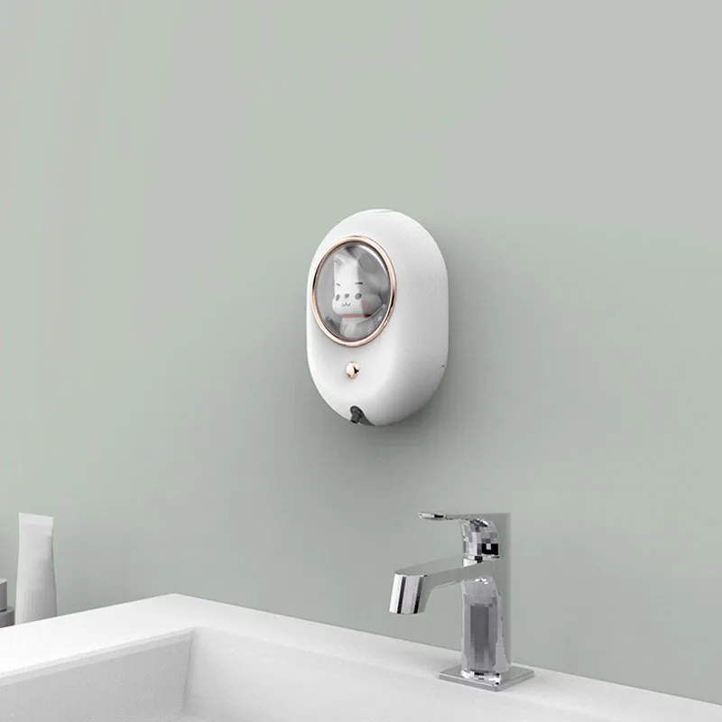 Neue Automatische Seife Dispenser Nette Pet Mit Die Lampe Wand-Montiert Induktion Flüssigkeit Schaum Seife Dispenser USB Lade Für bad