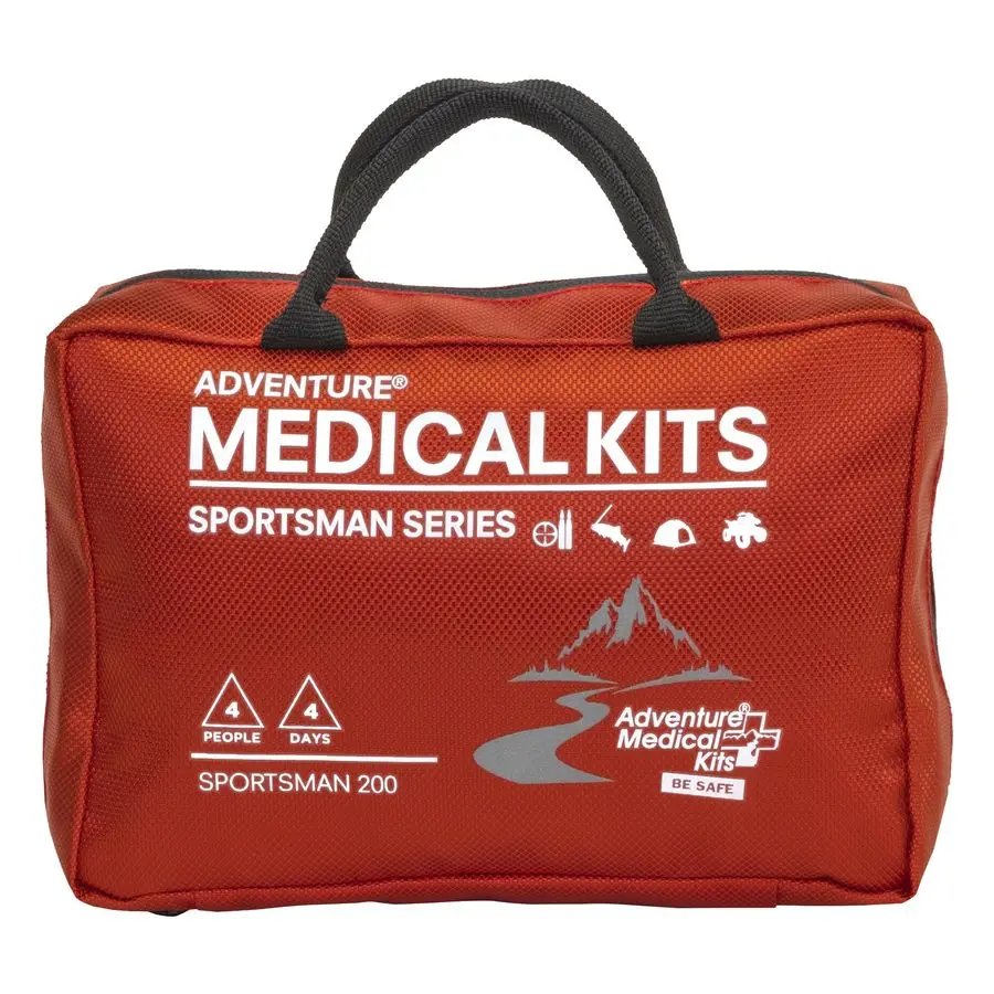

Sportsman Series Medical Kit 200 First Aid Kit for Camping, Hiking, Hunting amp More For 4 People for 4 Days Includes Bandages,