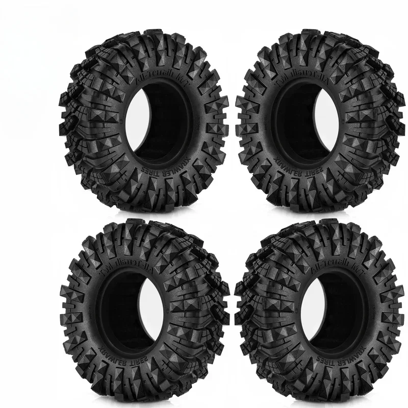 Masonry Tires Mud Terrain Tires for 1/10 RC Crawler Car Axial SCX10 Pro Capra UTB18 TRX4 Redcat (R131)