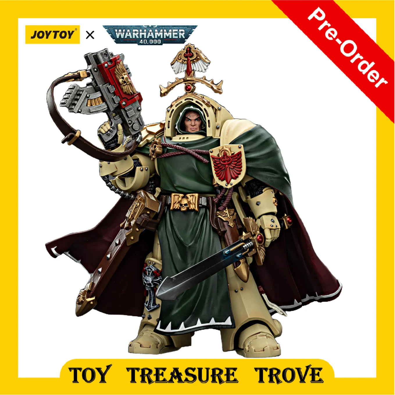 

[PRE ORDER] JOYTOY Warhammer 40k 1/18 Action Figure Dark Angels Belial, Grand Master of The Deathwing