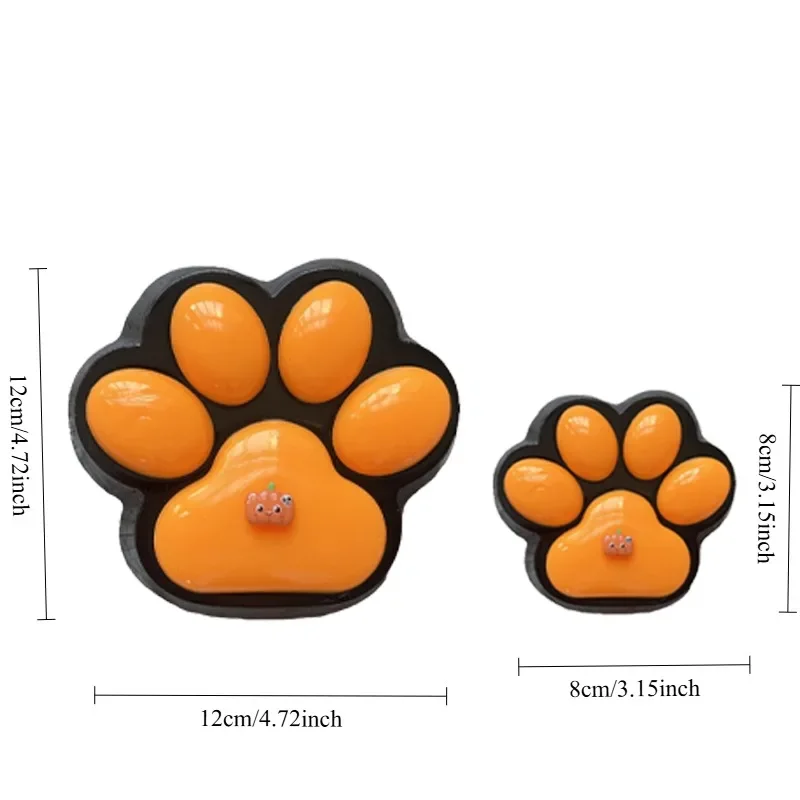 Simpatico giocattolo antistress con zampa di gatto squishy, gelatina morbida, giocattolo da spremere, gadget per bambini e adulti, regali anti-ansia di Natale, giocattolo da spremere