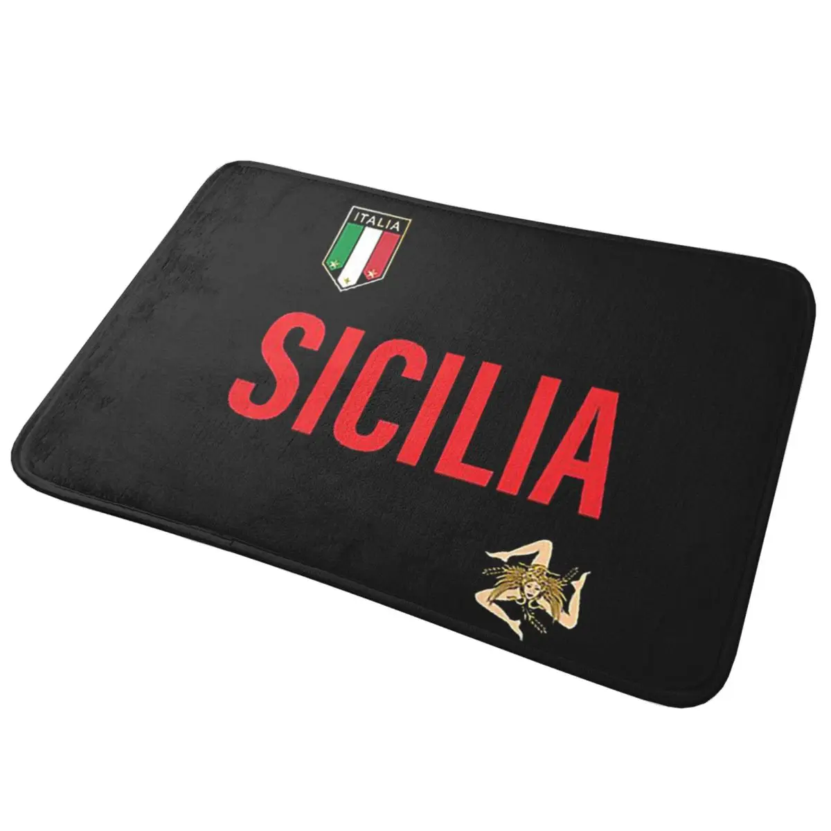 Sicily Jersey Non-slip Doormat Floor Mat Dust-proo Carpet Rug for Kitchen Entrance Home Bathroom Living room Footpad Mats