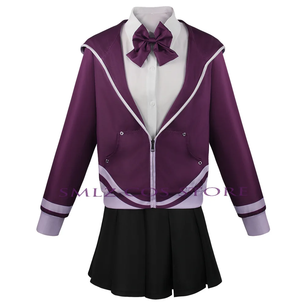 Anime Cosplay Gridman Shinjou Akane Costume Shinjou Akane School Uniforms Coat Wig Set Halloween Party Outfit for Women