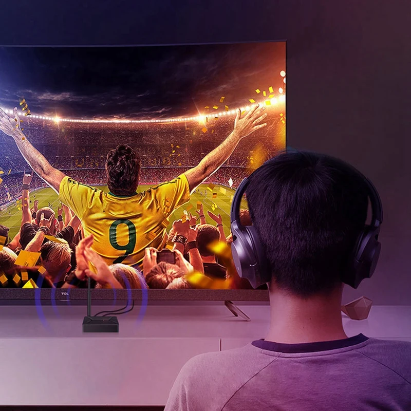 DC 5V Wireless Audio Bluetooth 5.0 Transmitter Adapter 3.5Mm Coaxial Optical Fiber Input for TV PC Earphone Headset-A22U