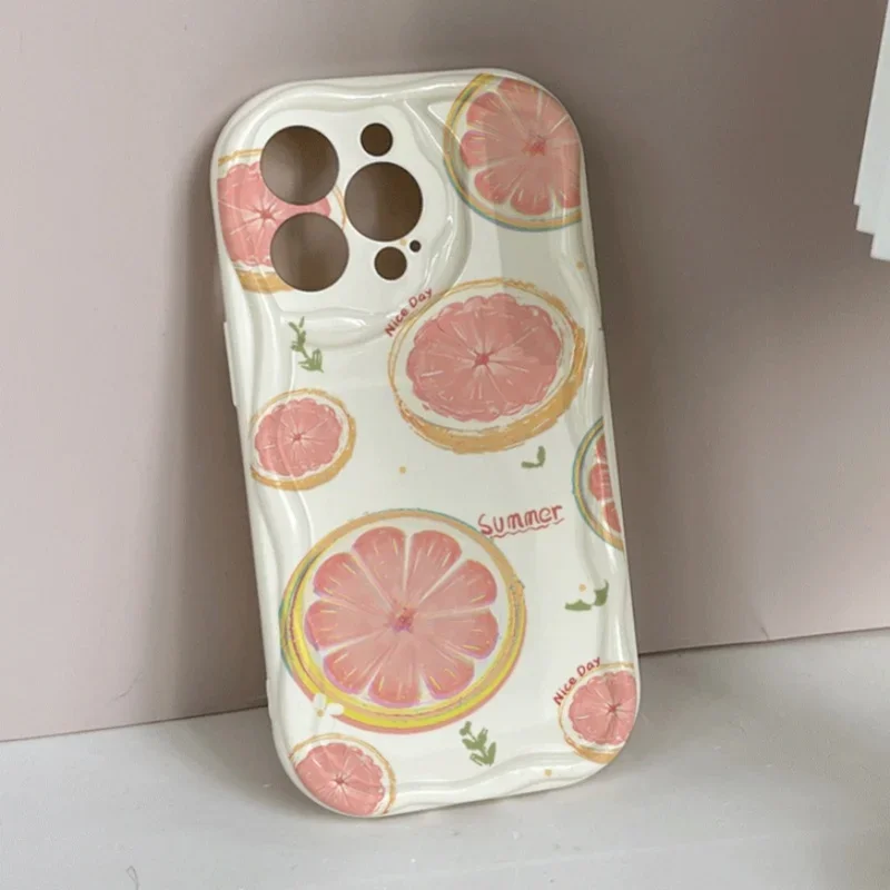 레몬 수박 케이스 OPPO A5 A3 Pro A60 A17 A36 A52 A53 A32 A3X A15 A35 A16 A57 A31 A9 2020 A5S A54 A55 A57 Reno 6 5 Lite 용