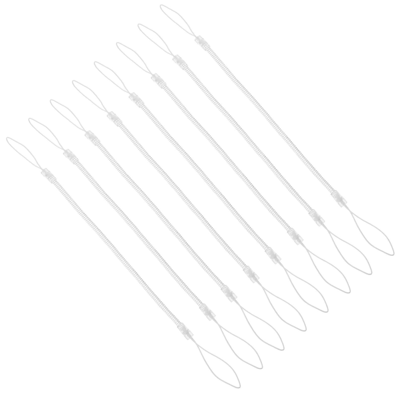 8 قطعة قلم الربيع حبل مكافحة خسر الحبل المحمولة قابل للسحب الحبل للهواتف أقلام مفاتيح الربيع حبل لقلم ستايلس #1