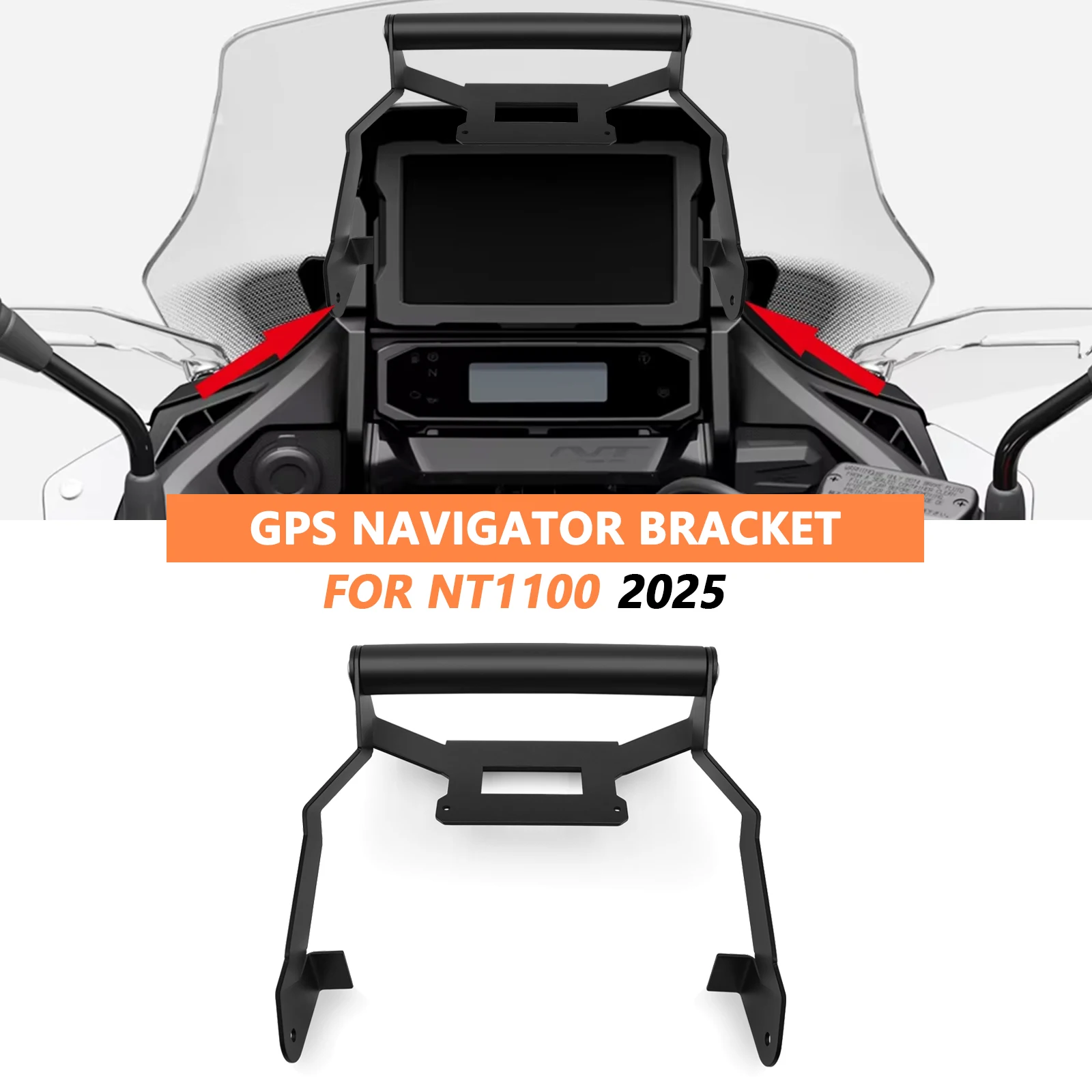 

NT1100 2025 навигационный держатель телефона для Honda nt1100 2025 nt 1100 2025 кронштейн для мобильного телефона удлинитель держатель аксессуары для мотоциклов