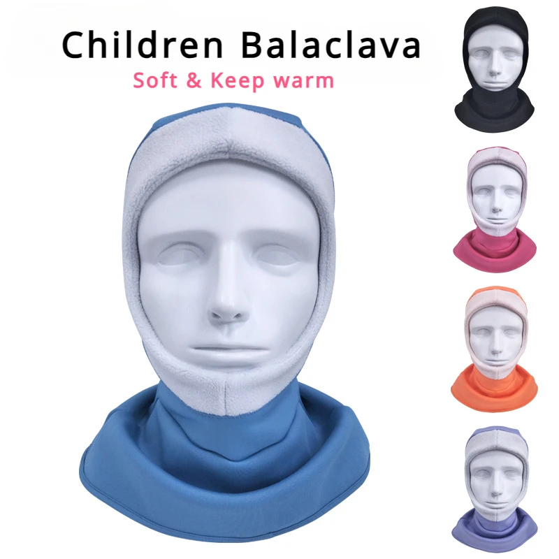 

Balaclava Winter Children's Skiing Mask Ollie Velvet Windproof and Warm Sports Headcover Cold Proof Skiing Headcover