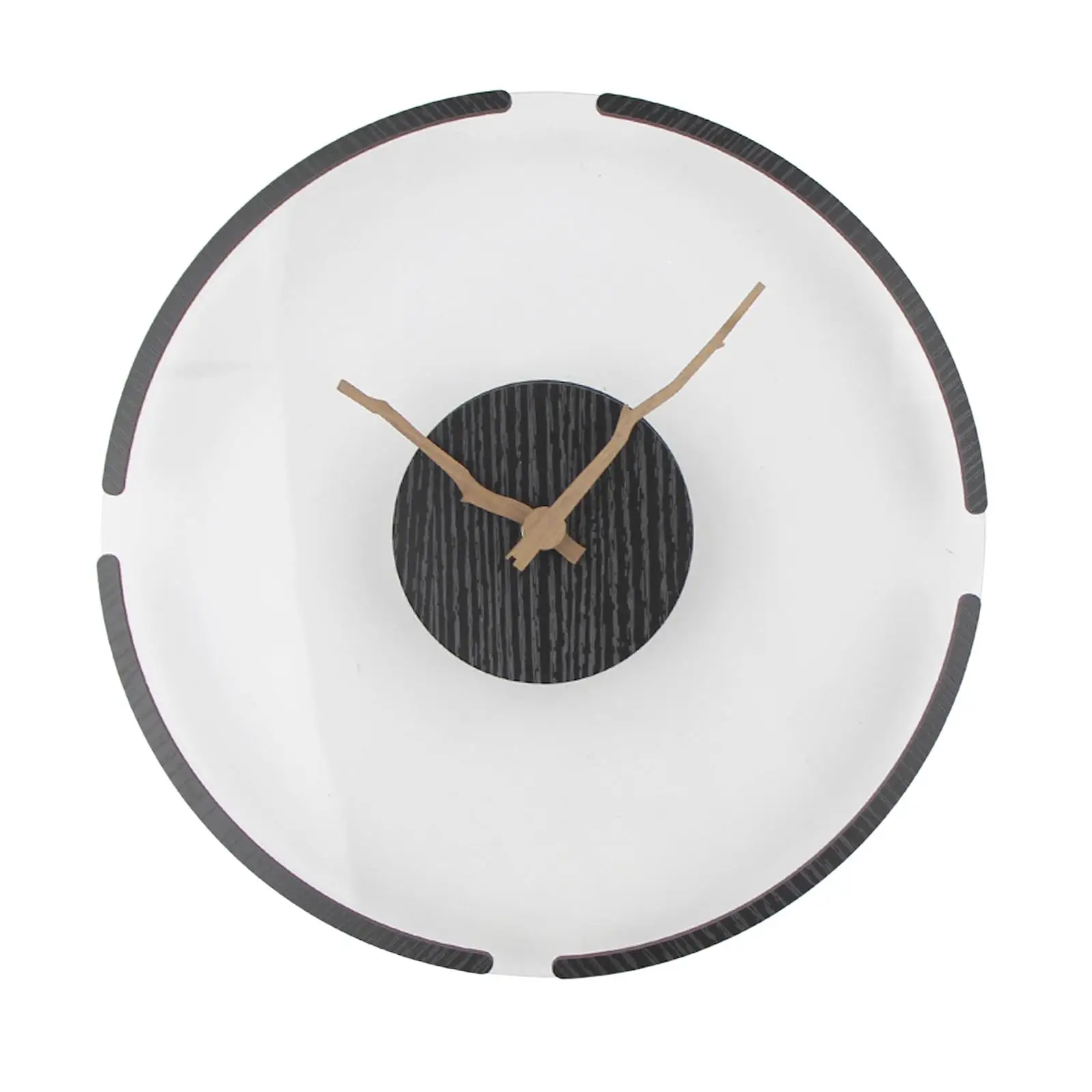 Acrylic Round Wall Clock 12inch Quiet Modern for Kitchen Hotel Decoration