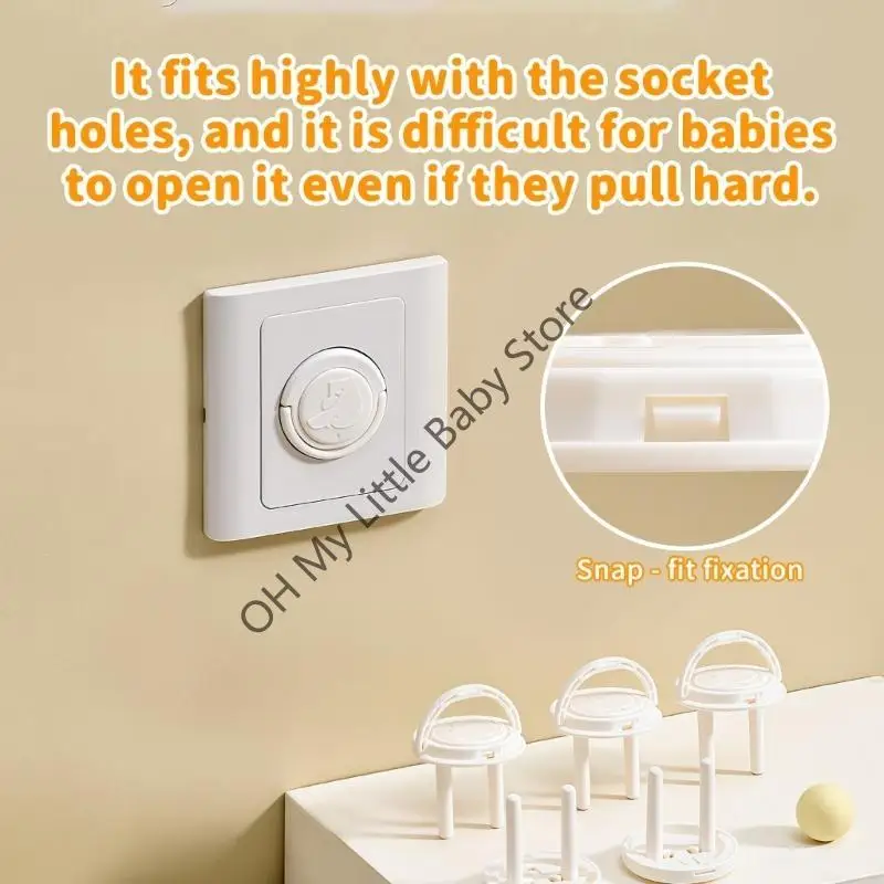 

M76C 20Pcs Power Outlet Cover Child Safety Electrical Power Socket Lid